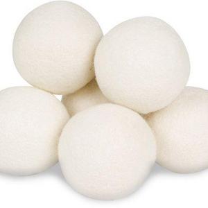 Wool Dryer Balls by Smart Sheep 6-Pack, XL Premium Reusable Natural Fabric Softener