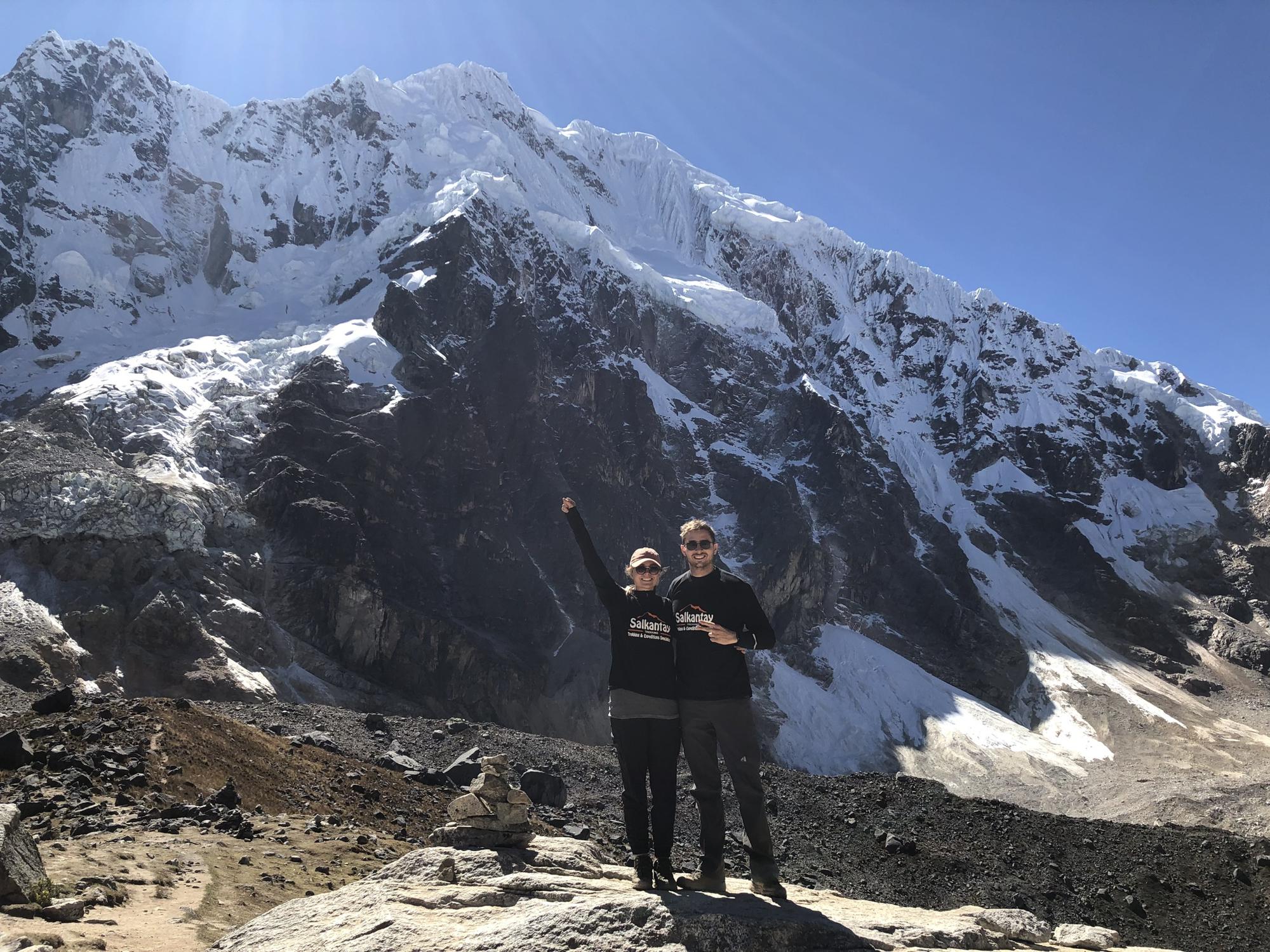 2018: At the top of the Salkantay Pass at over 15,190 ft (4630m) in Peru