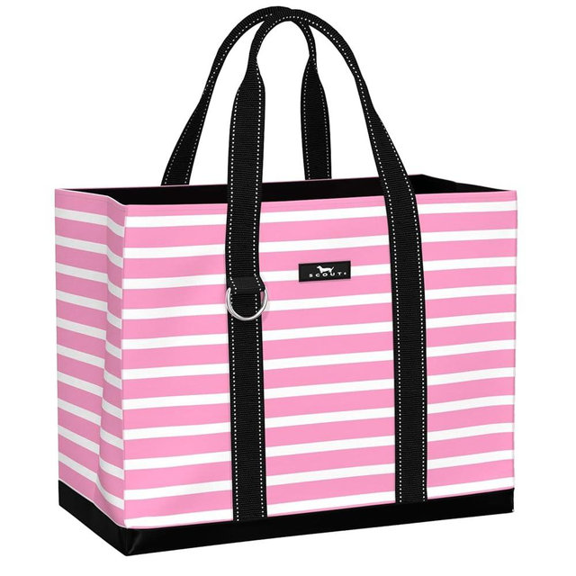SCOUT Original Deano Tote Large - Durable Lightweight Open Top Beach, Pool & Lake Bag, Inside Zip Pocket, Folds Flat