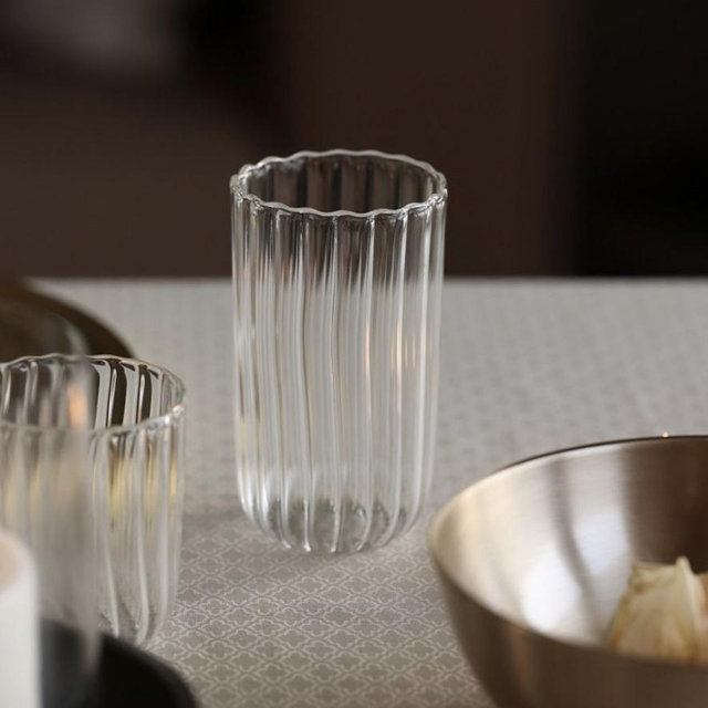 Fleck Kira Glass Tumblers (Set of 4) - Tall 12 oz.