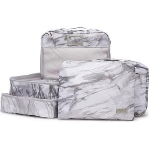5-Piece Packing Cube Set - Milk Marble