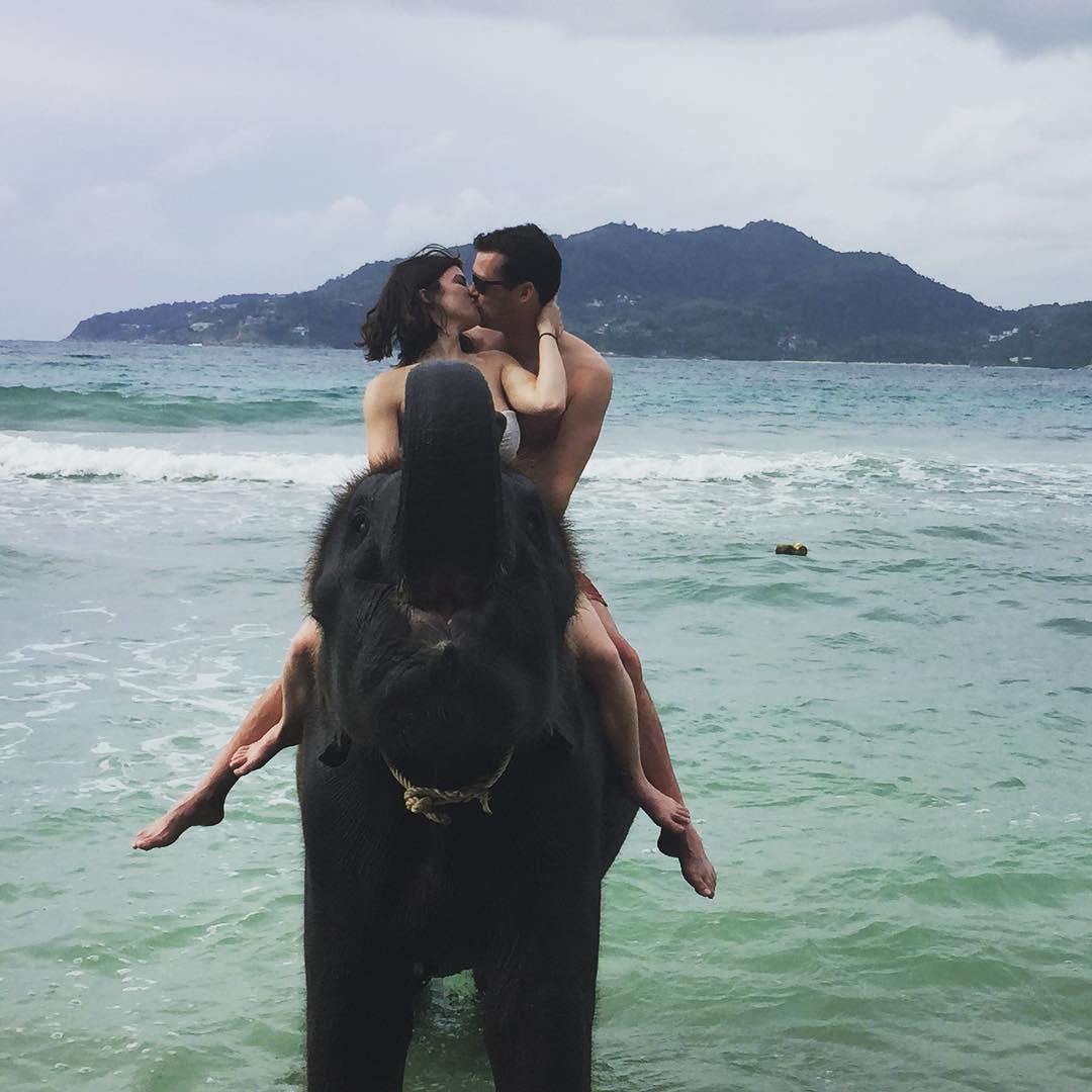 Our first overseas trip together in Thailand!
