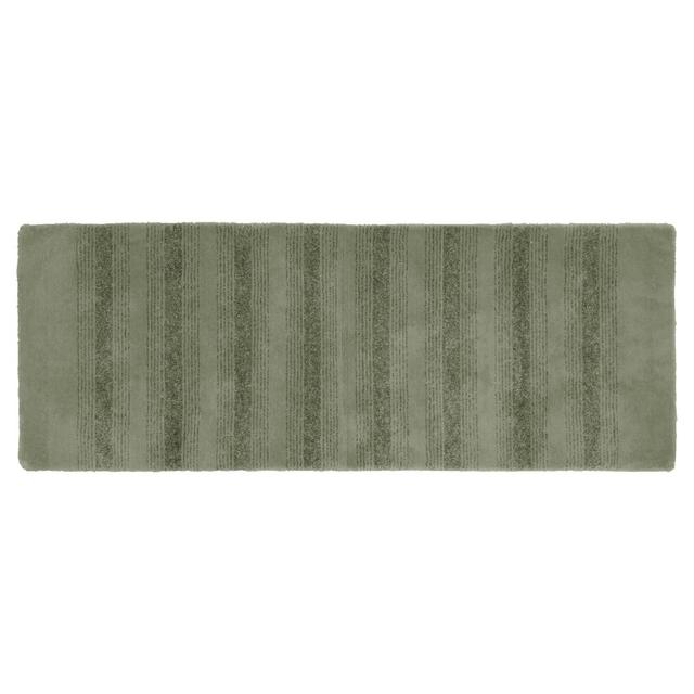 22"x60" Essence Nylon Washable Bath Runner Deep Fern - Garland