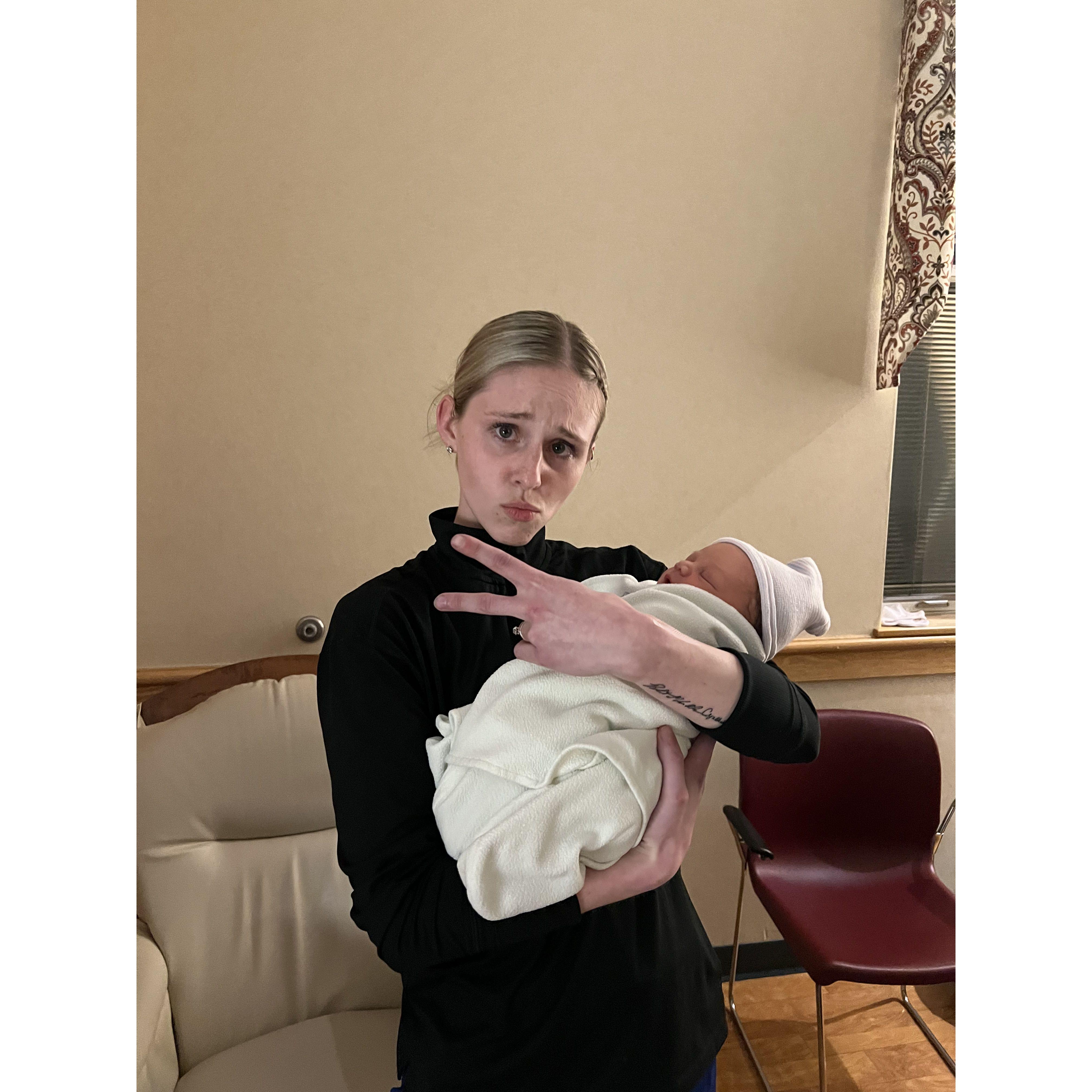 First Time Auntie T Hold Holden