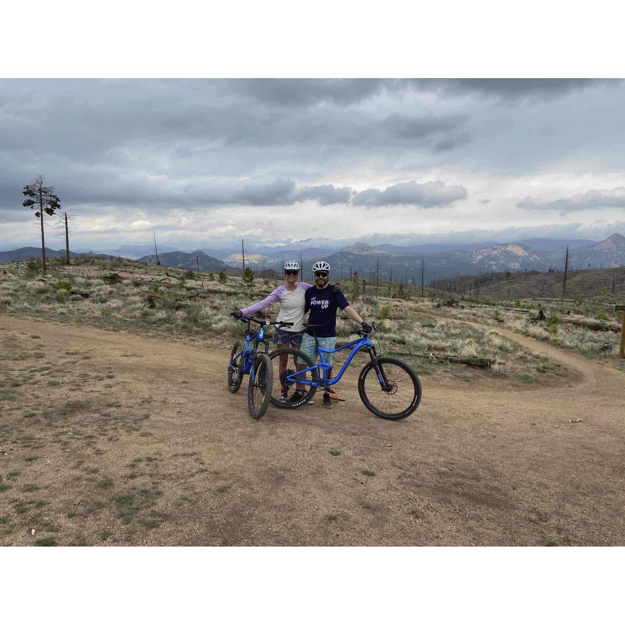 Riding mountain bike trails- Grand Junction, CO