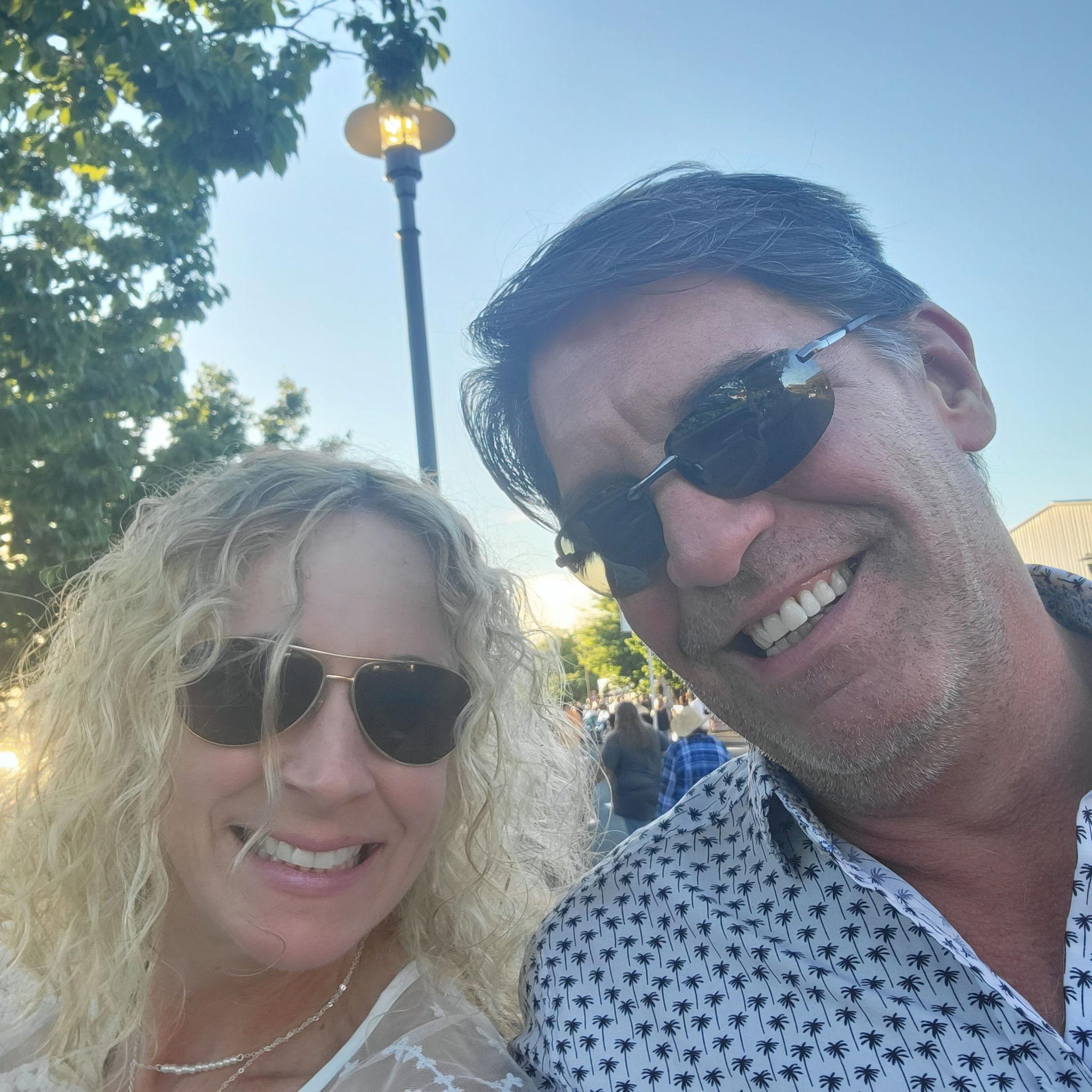 At the Alabama concert where we first said "I love you".