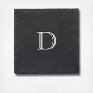 Monogram Light Grey Slate Cutting and Serving Board
