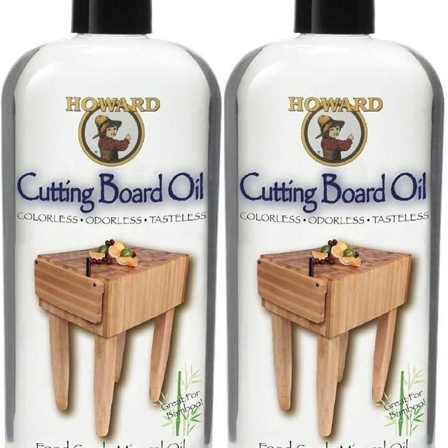 Howard Products BBB012 Cutting Board Oil, 12 oz- Pack of 2
