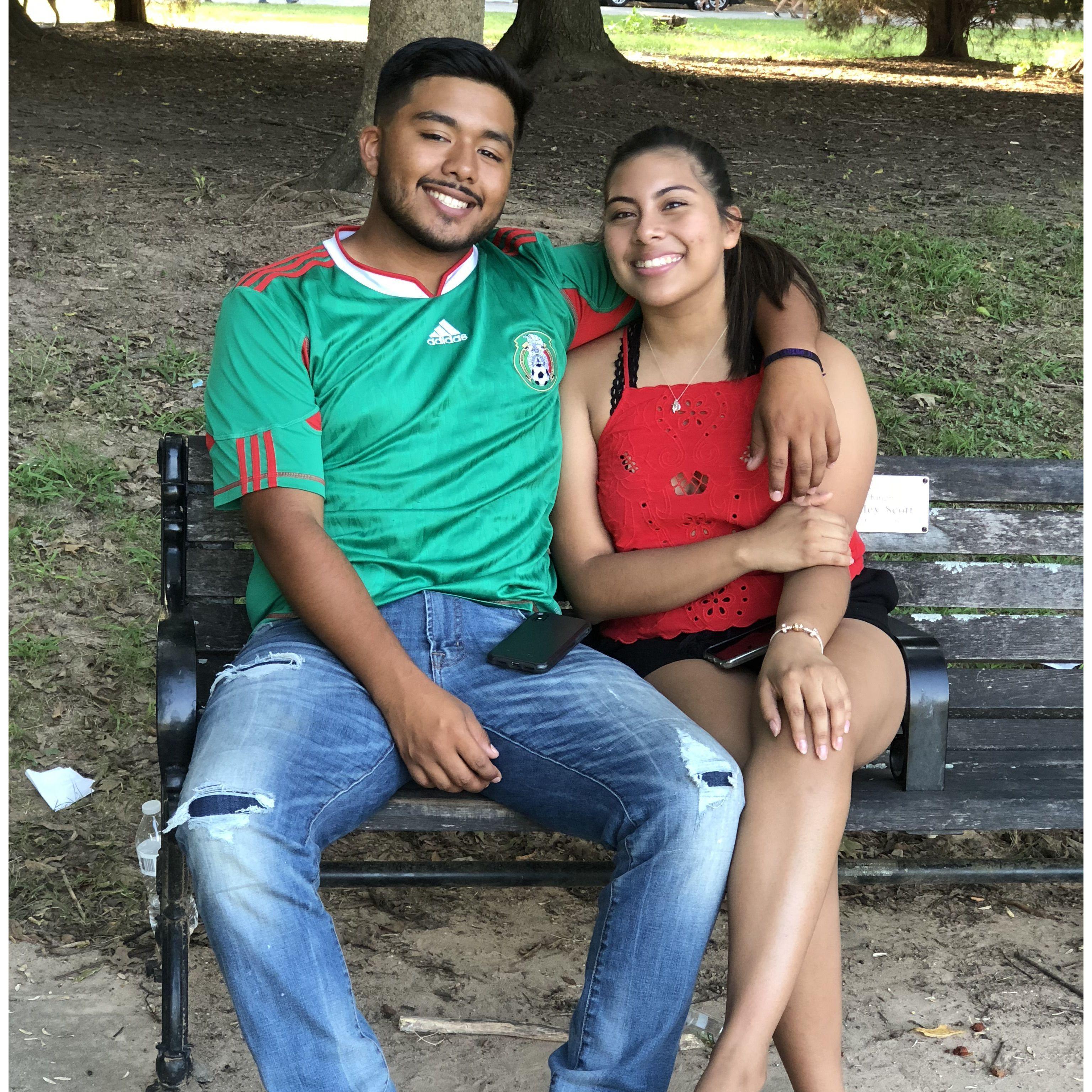 cute pic of us the park