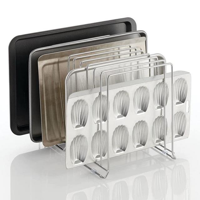 LotFancy 8Pcs Clear Plastic Drawer Organizers Storage Tray for Utensil  Silverware Kitchen