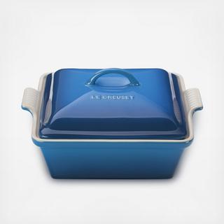 Heritage Covered Square Casserole Dish