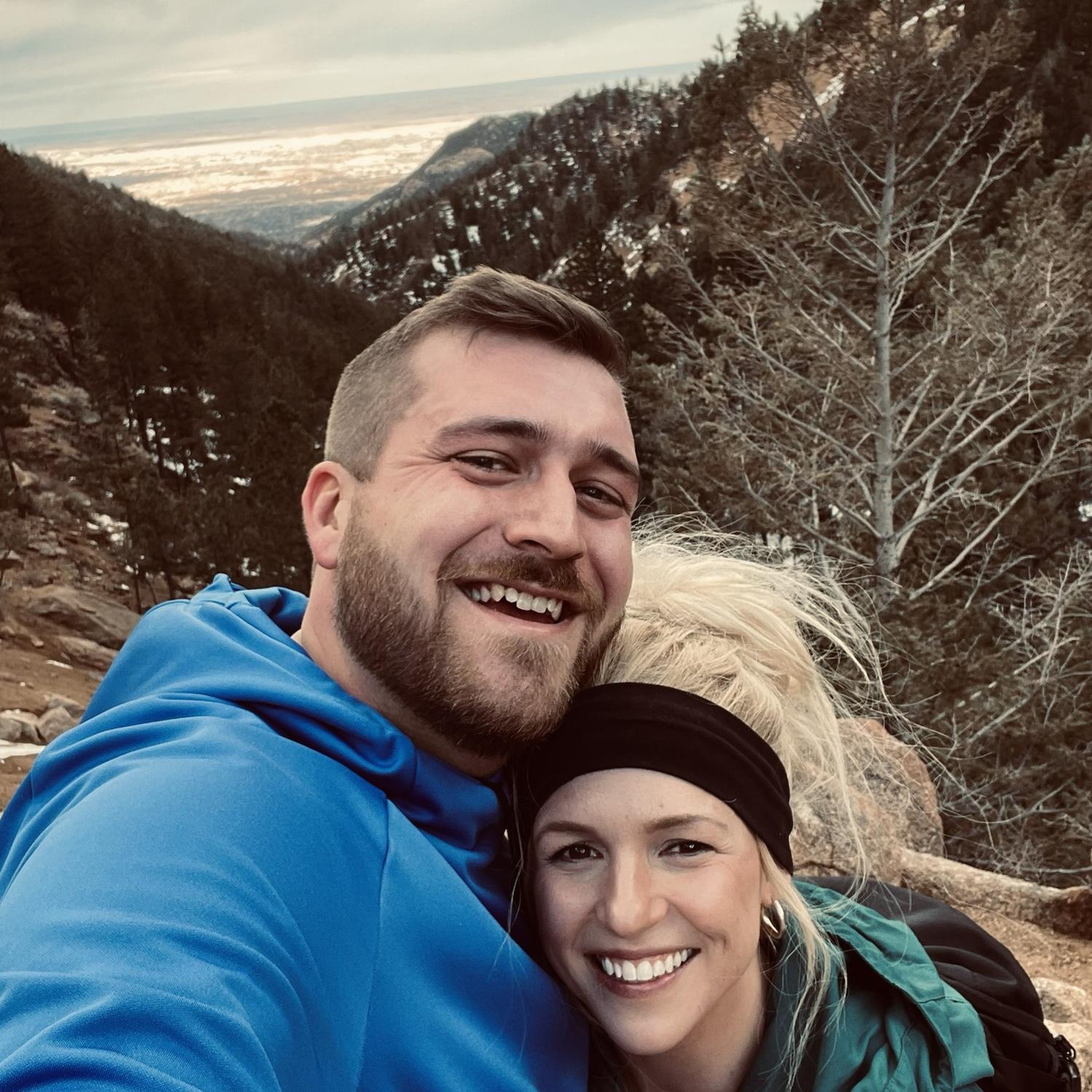 One of many trips to Colorado Springs for Mike's haircuts