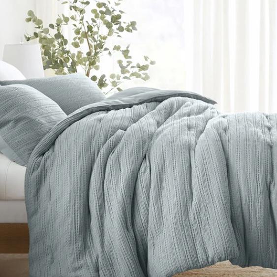 Textured Down Alternative Comforter Set - Linens & Hutch