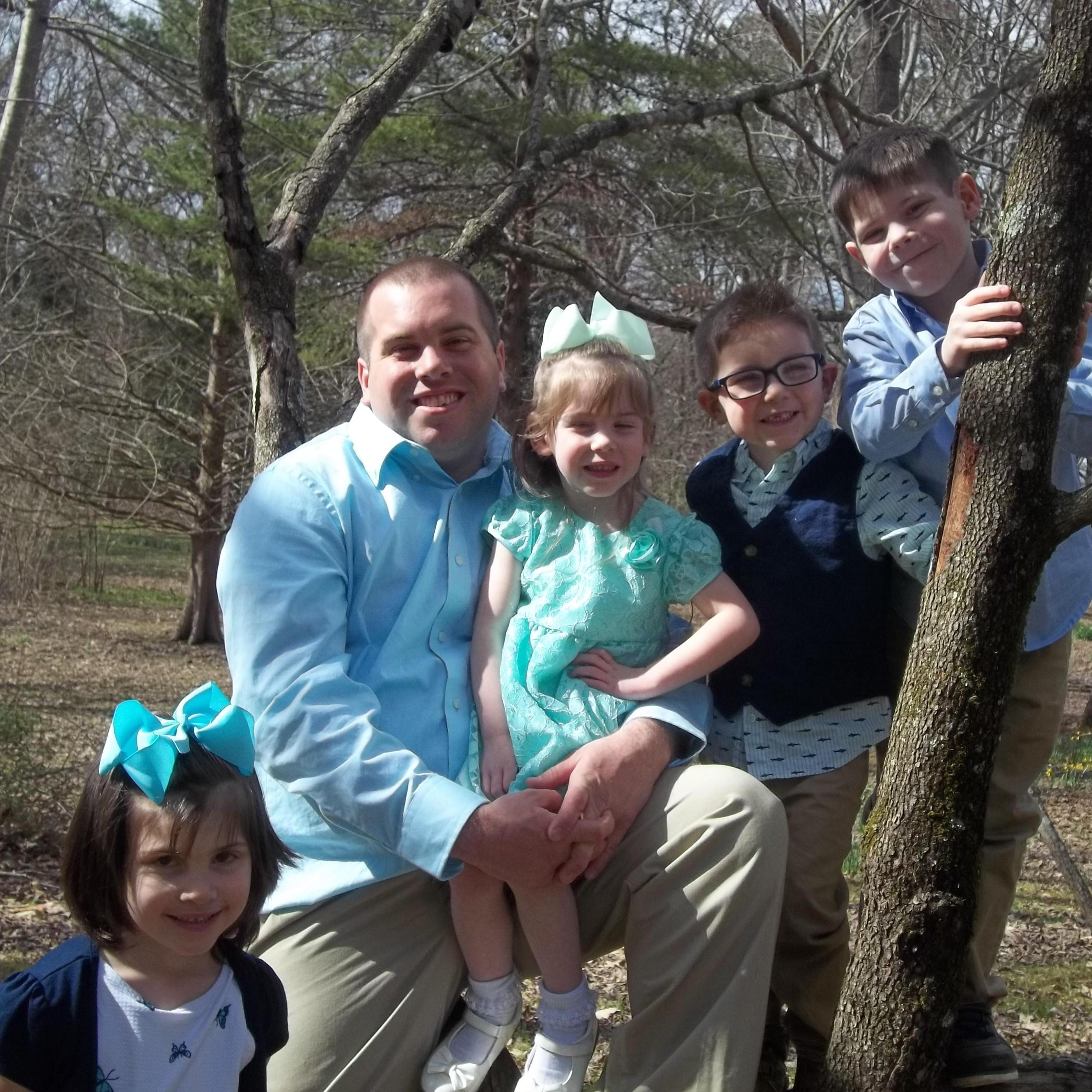 Michael with the Kids.