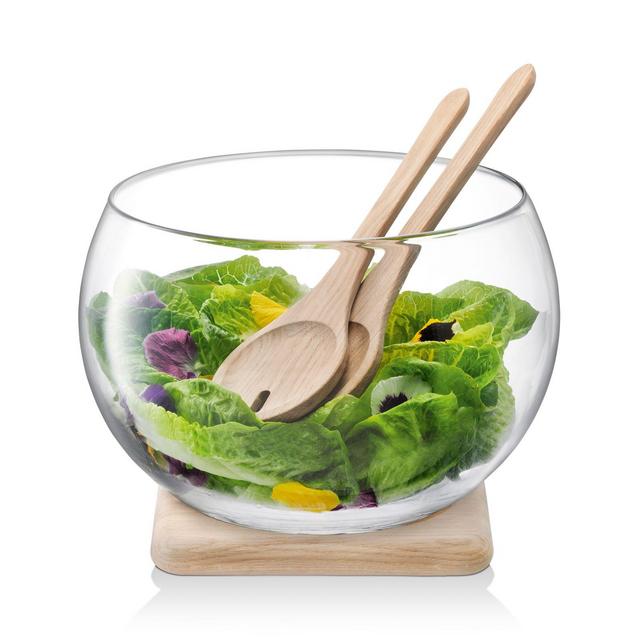 LSA 3-Piece Serve Salad Bowl & Servers Set