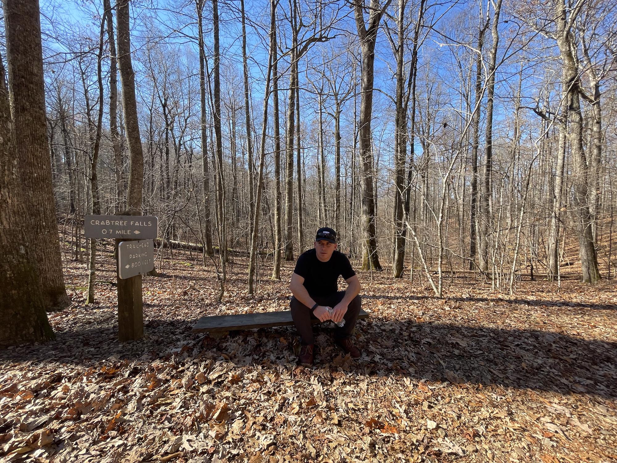 11/17/21. Hiking near Asheville, NC.