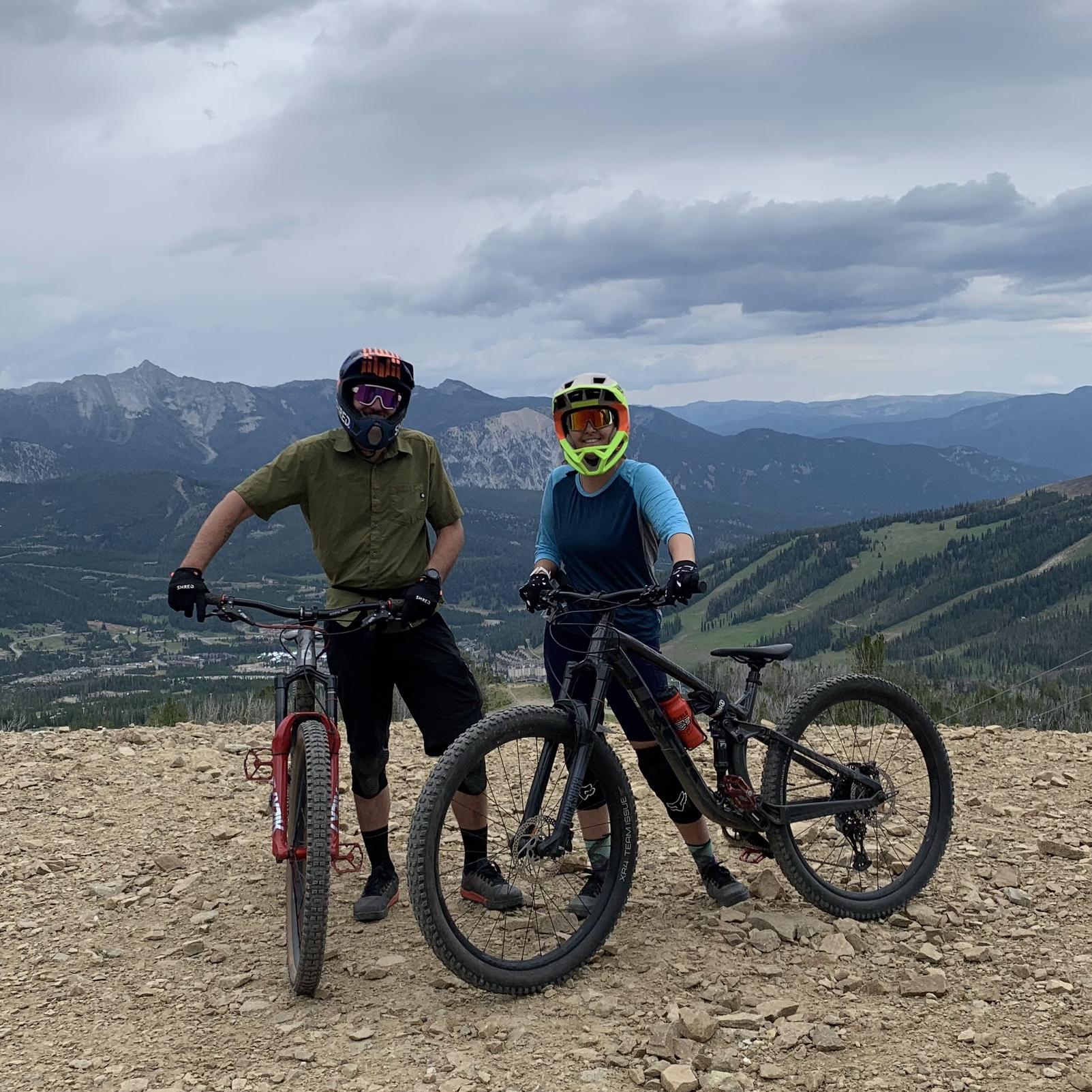 Biking in Big Sky, Montana