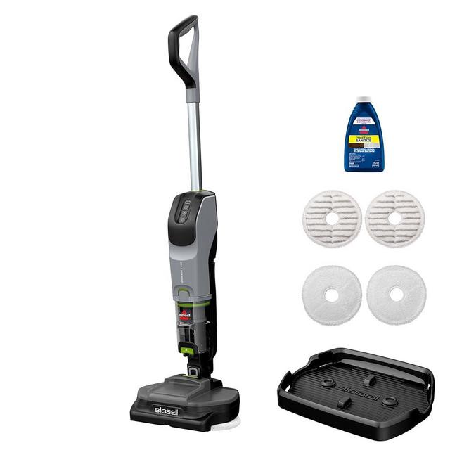 Bissell® SpinWave® + Vac Cordless, Hard Floor Spin Mop + Vacuum, Lay-Flat, Multi-Use Cleaning, Hard Floor Sanitize Formula Included