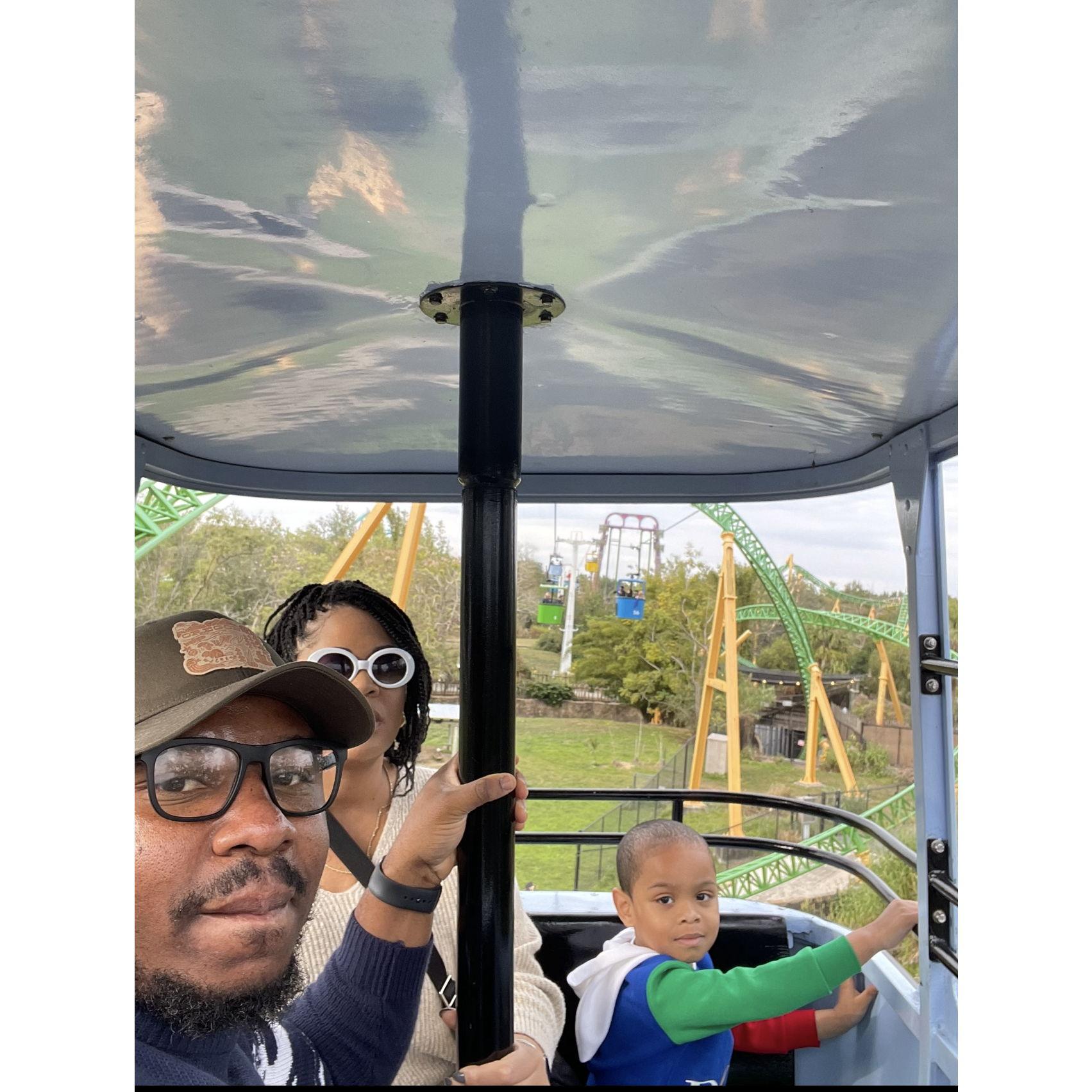 Safari Tour with our nephew Amaris in Orlando Florida
