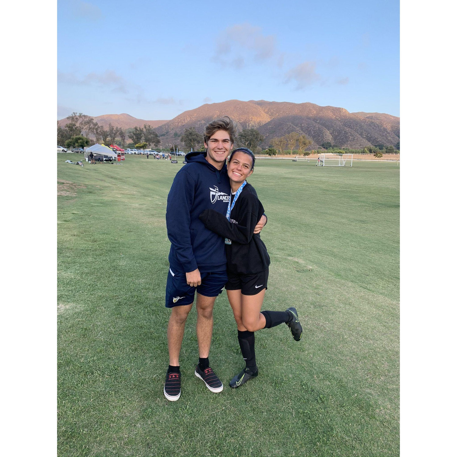 Ethan cheered Brynn on in San Diego 9/26/2021