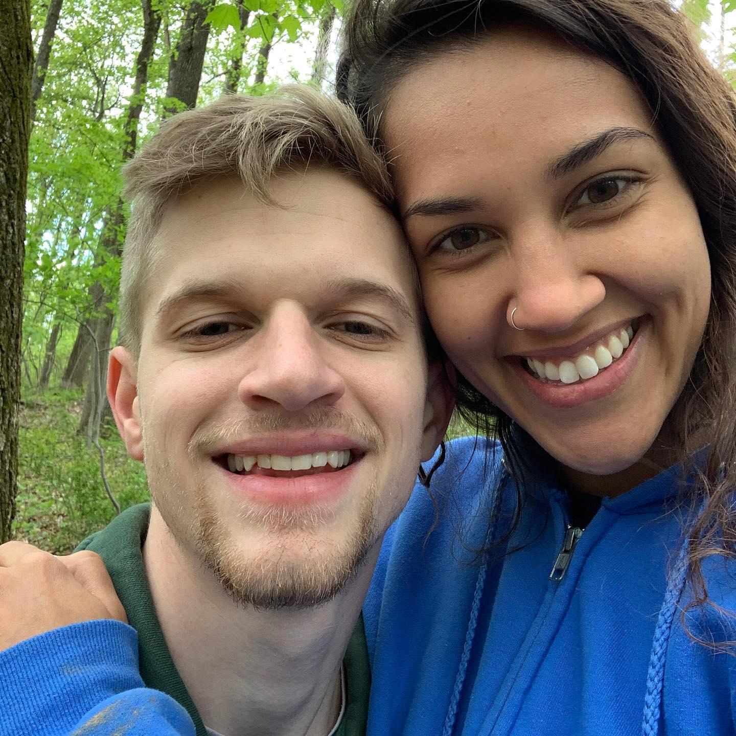 Hiking. Connor's learning to like it!