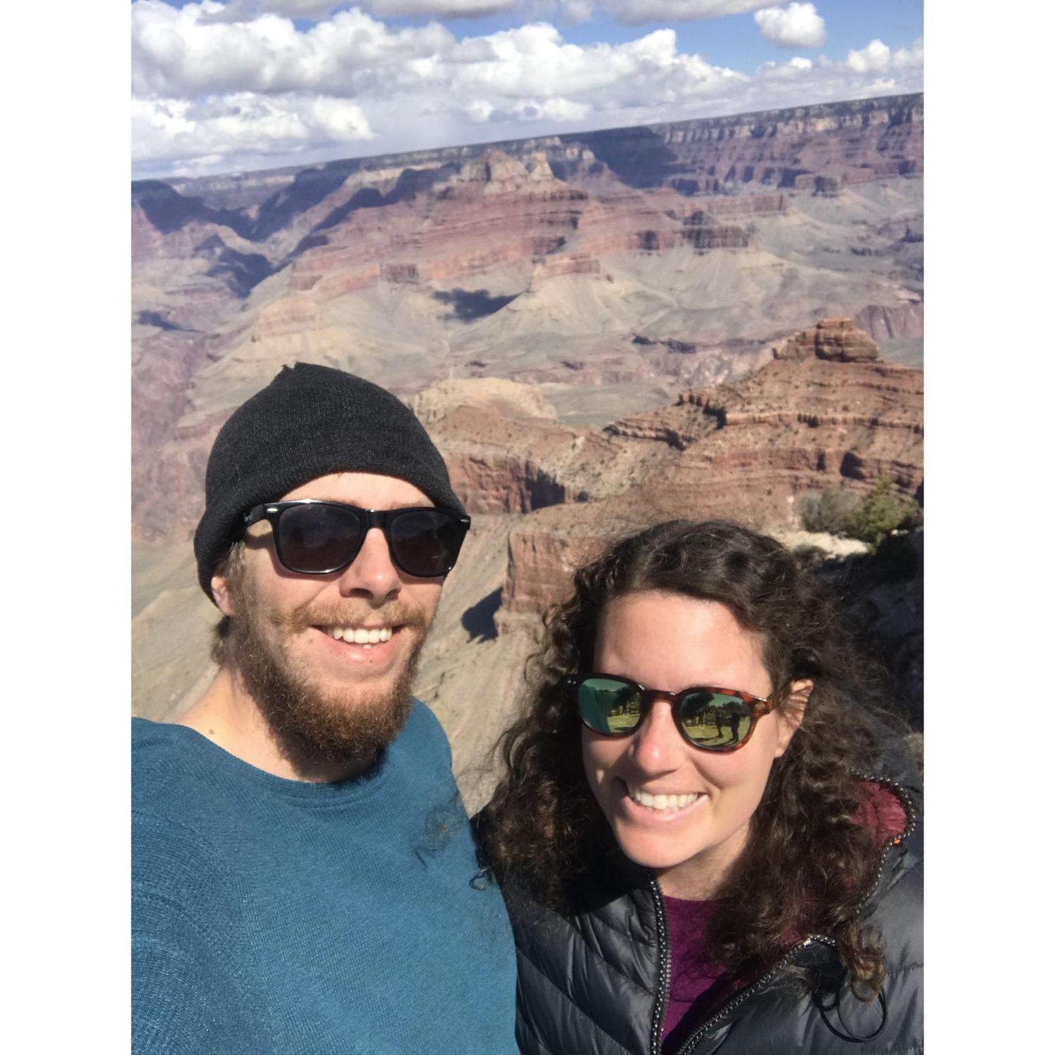 Our second trip to the Grand Canyon. Patricks first time seeing it from the top