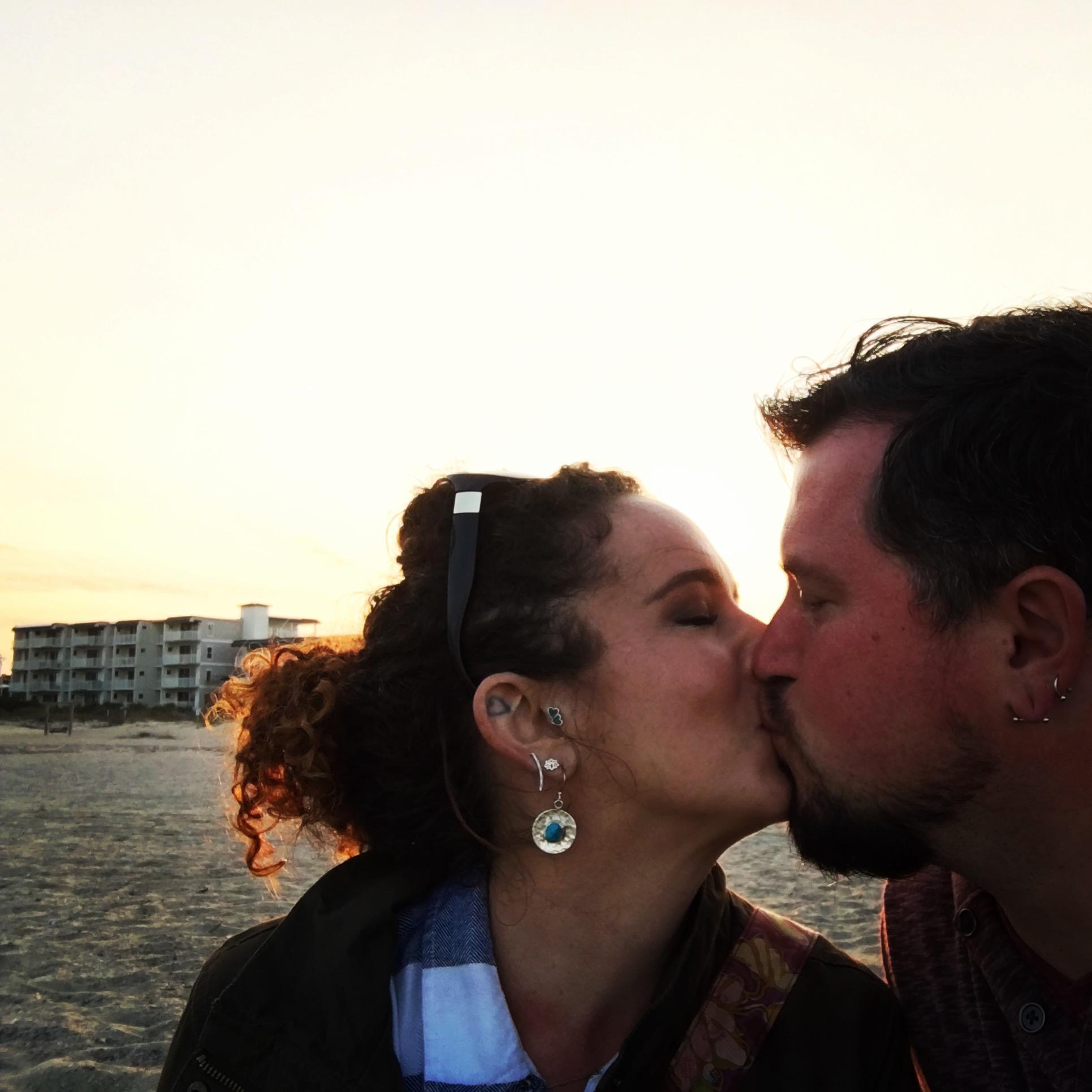 Valentine's Day spent on the beach outside of Savannah, GA.