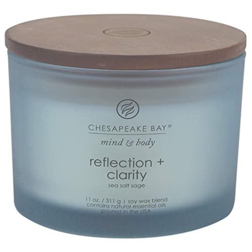 Chesapeake Bay Candle Scented Candle, Reflection + Clarity (Sea Salt Sage), Coffee Table