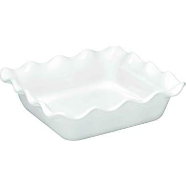 Emile Henry Made In France Flour Ruffled Square Baker
