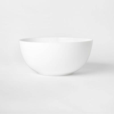 131oz Glass Serving Bowl White - Made By Design™