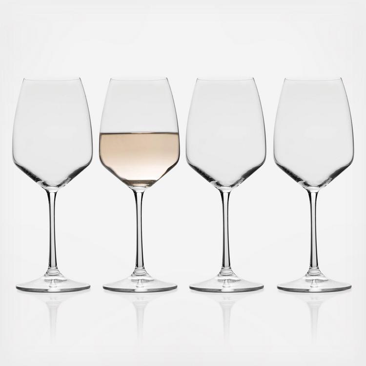 Melody Set of 4 White Wine Glasses – Mikasa