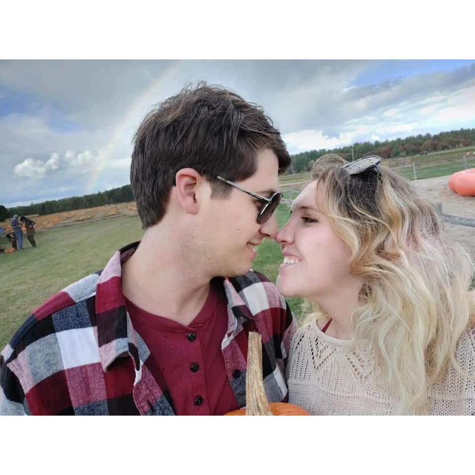 Pumpkin picking in Maine