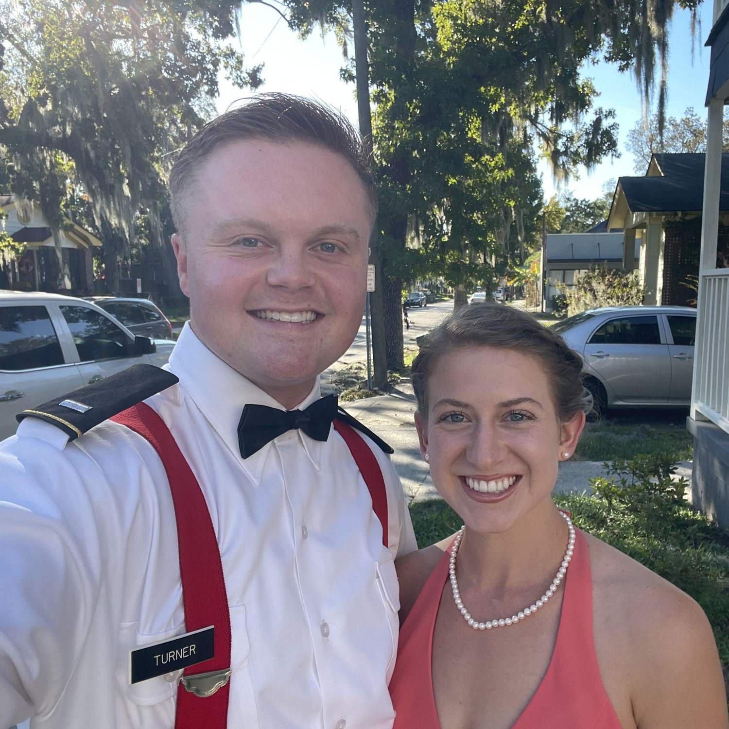 Our first military ball together