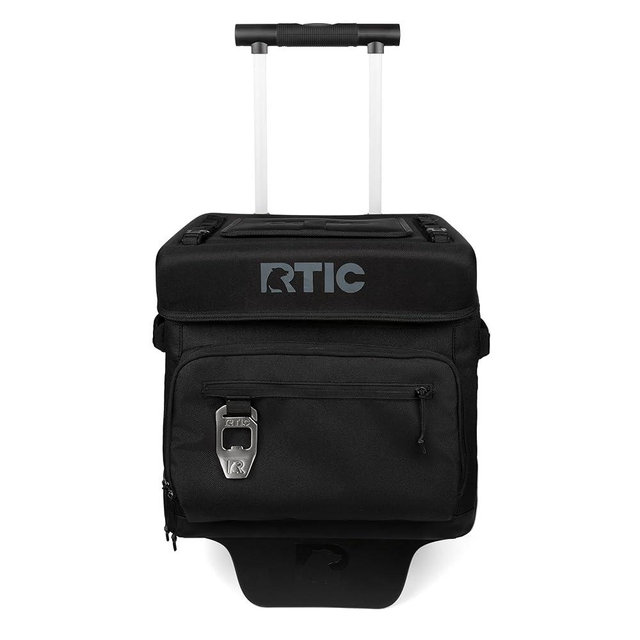 RTIC 40 Can Everyday Wheeled Cooler, Soft Sided Insulated Portable Rolling Collapsible Cooler Bag with Wheels and Handle for Outdoor, Beach, Camping, Sports, Travel, Leakproof
