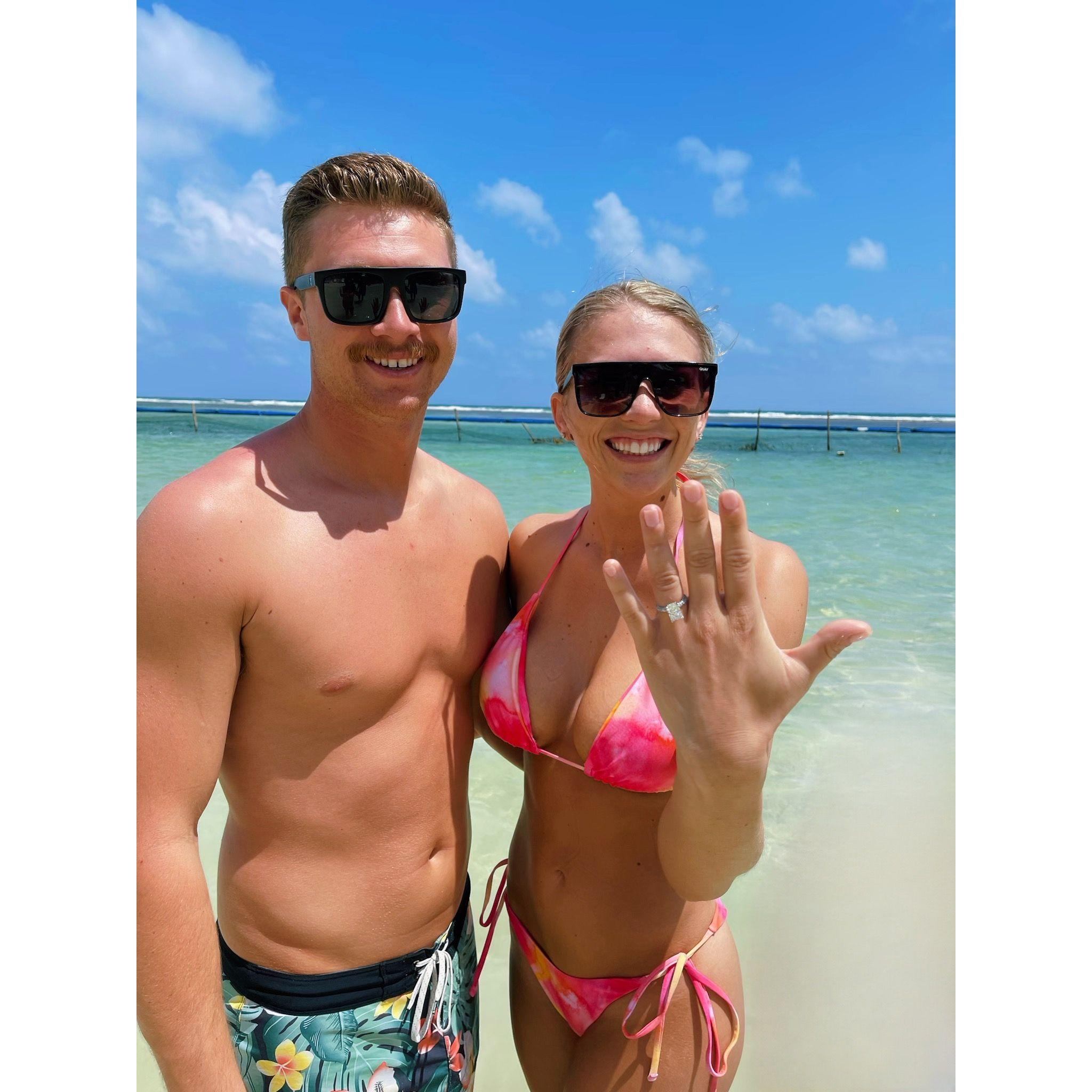 The day she said "Yes".