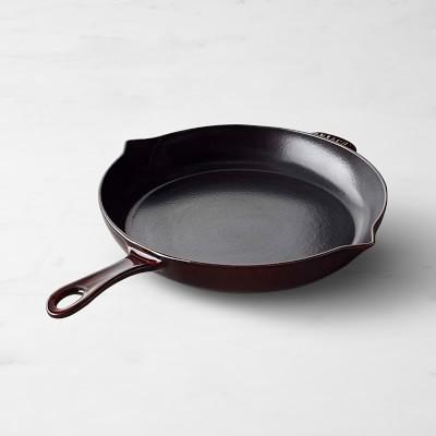 Staub Enameled Cast Iron Fry Pan, Grenadine