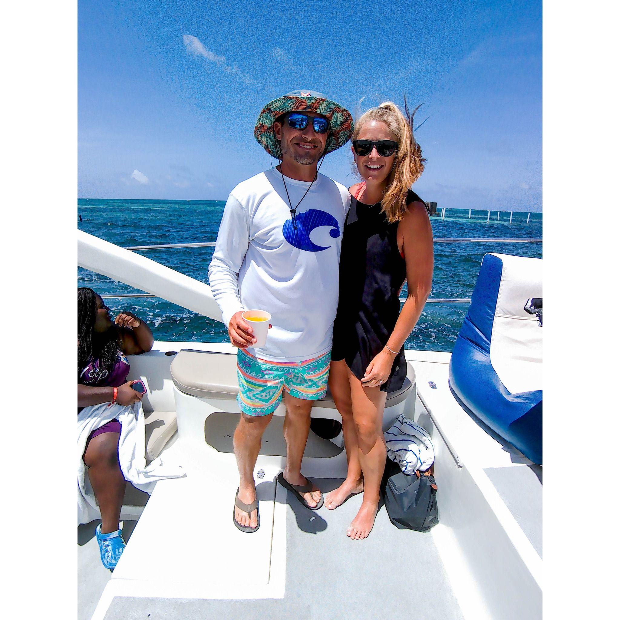 First trip out of the county together was to the Dominican Republic!