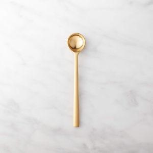 Mini Gold Stainless Steel Spoon | CB2