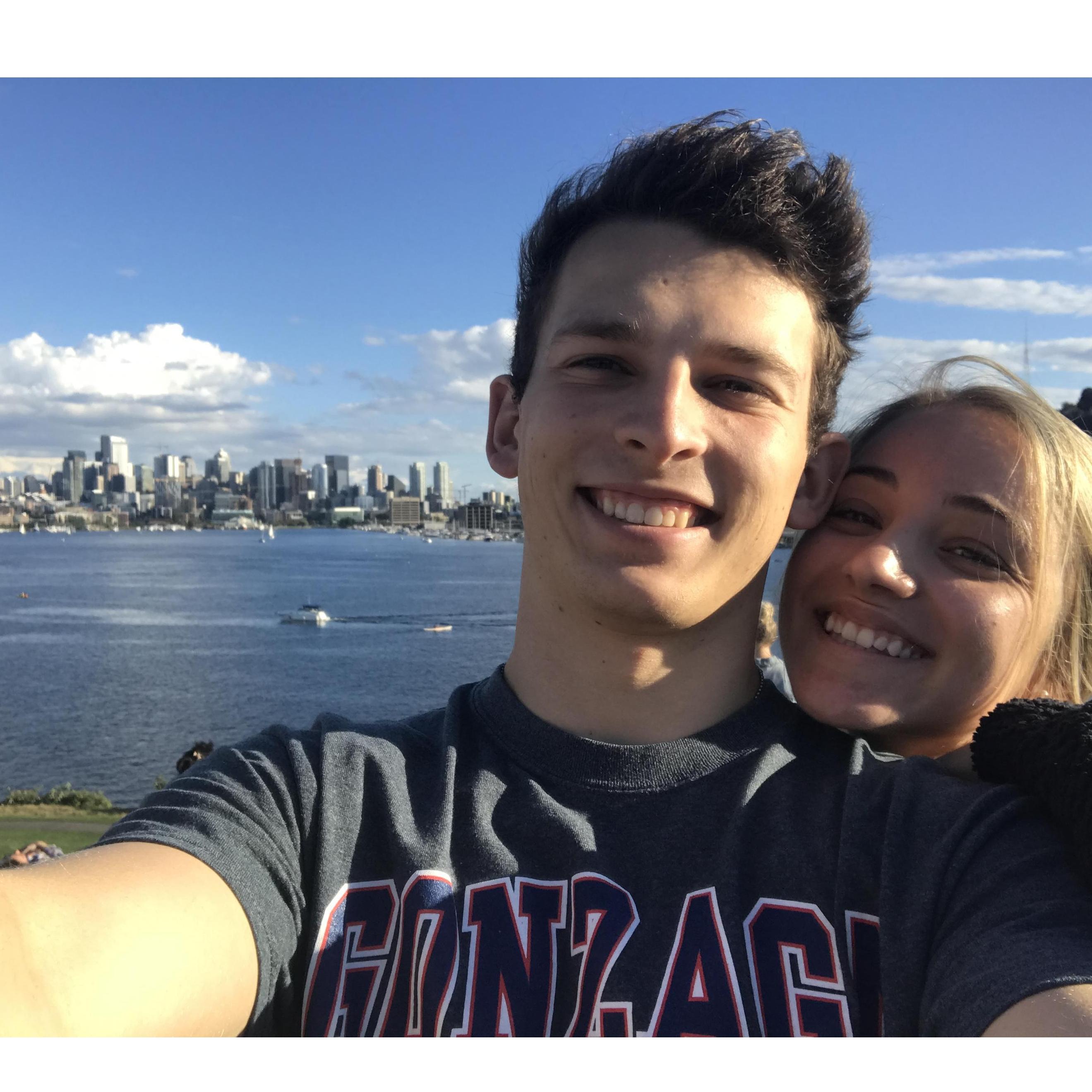 Beautiful day at Gas Works park! Serena's first time in Seattle while visiting Joel during his summer intern job junior year!