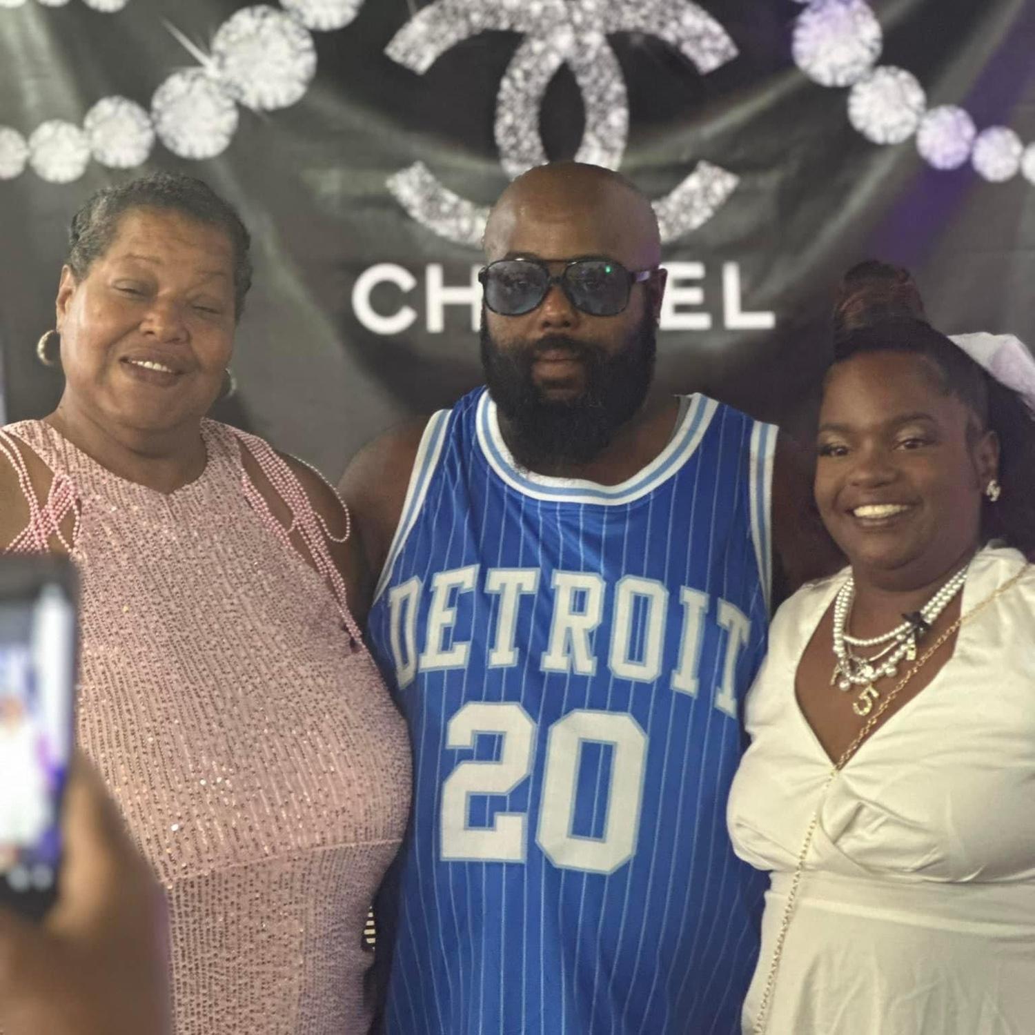 My mother-in-law with her babies.