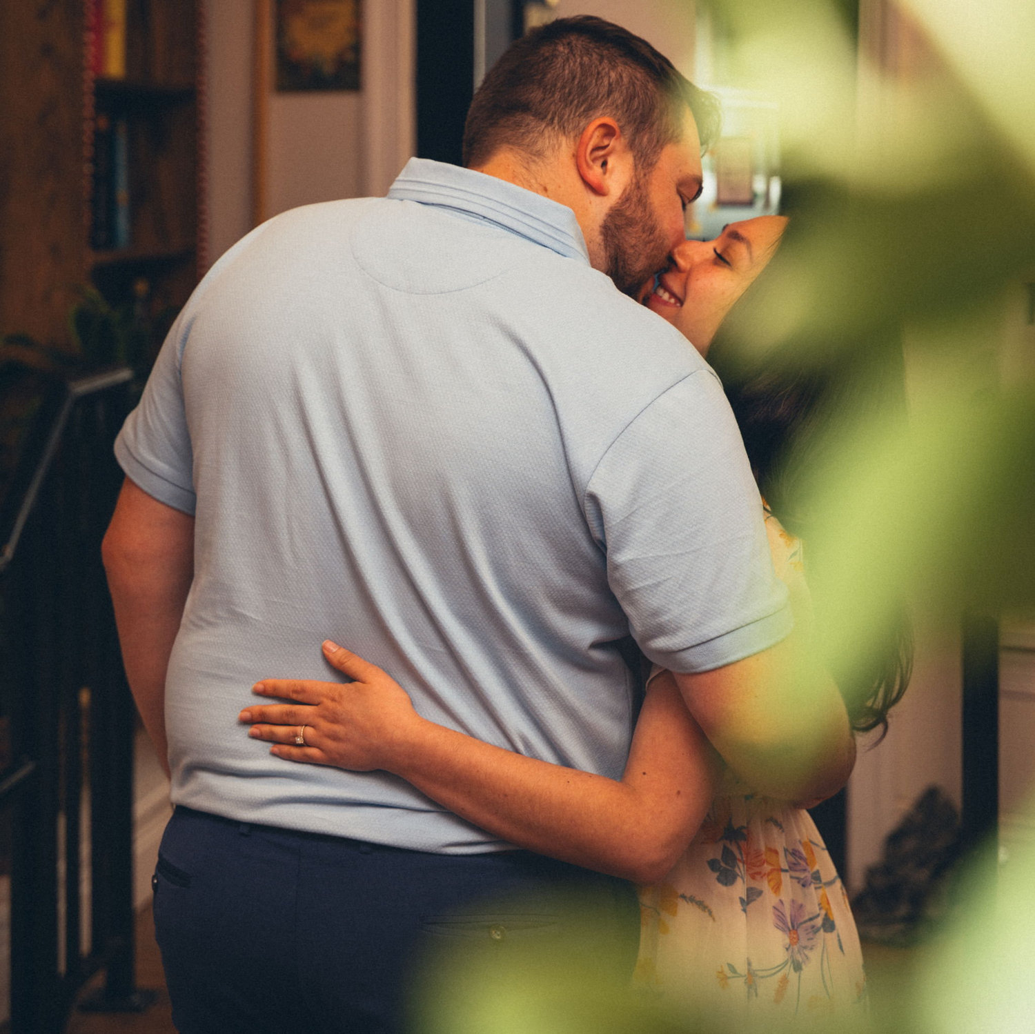 Our charming engagement shoot at Gingerbread Bookstore in Boonton gifted to us by our talented coworker!