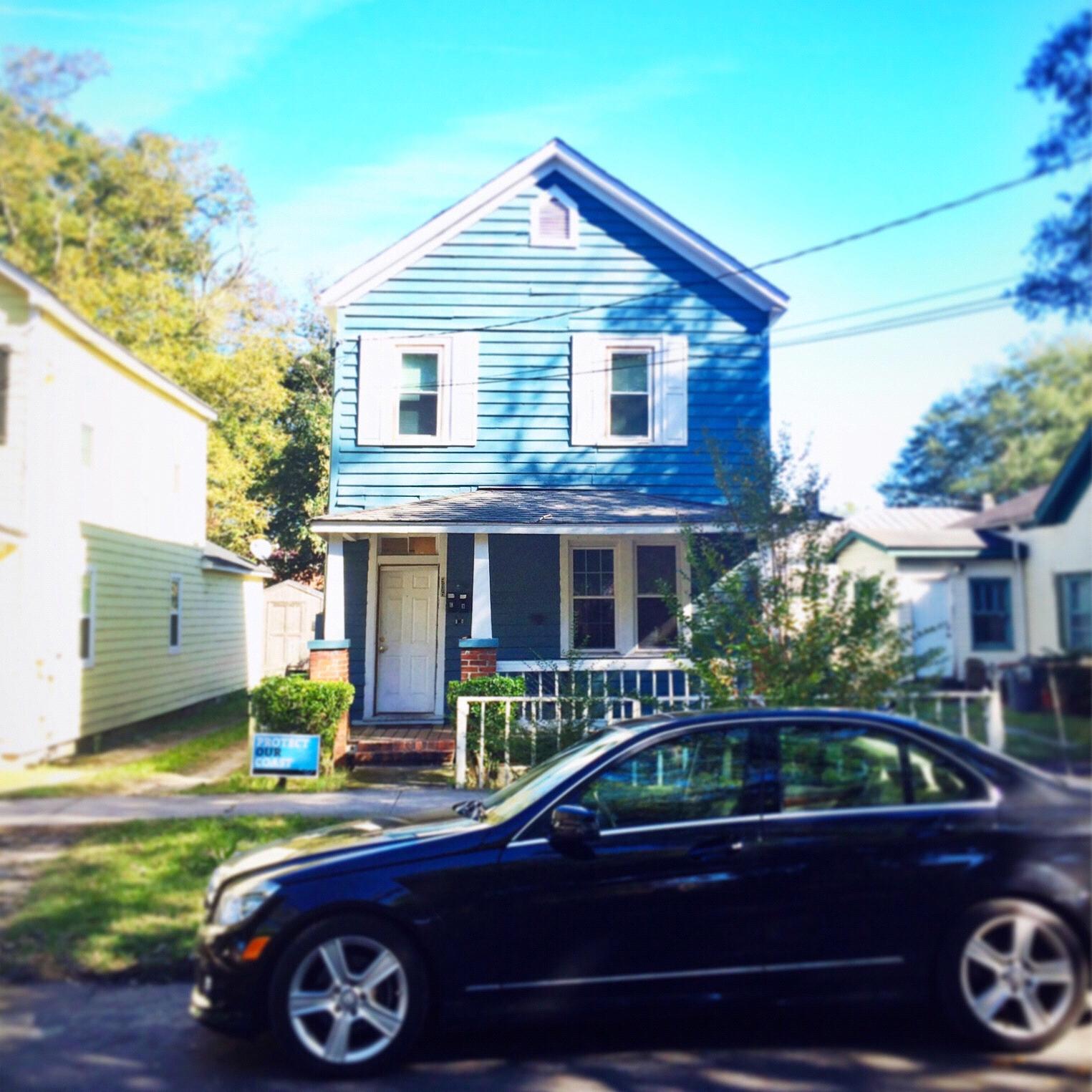 Our first place together in downtown Wilmington, 2015.