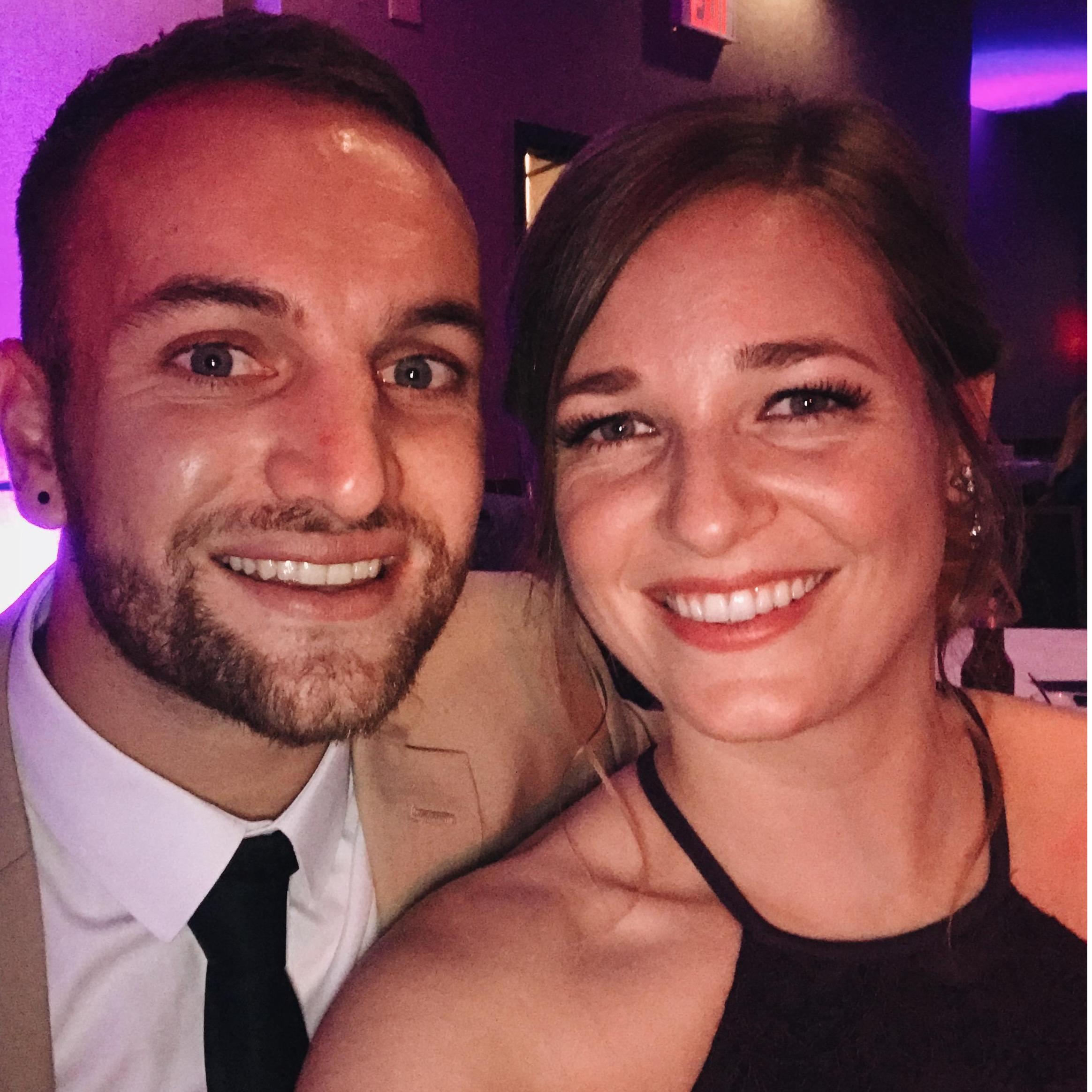 At Katie's wedding in Fargo