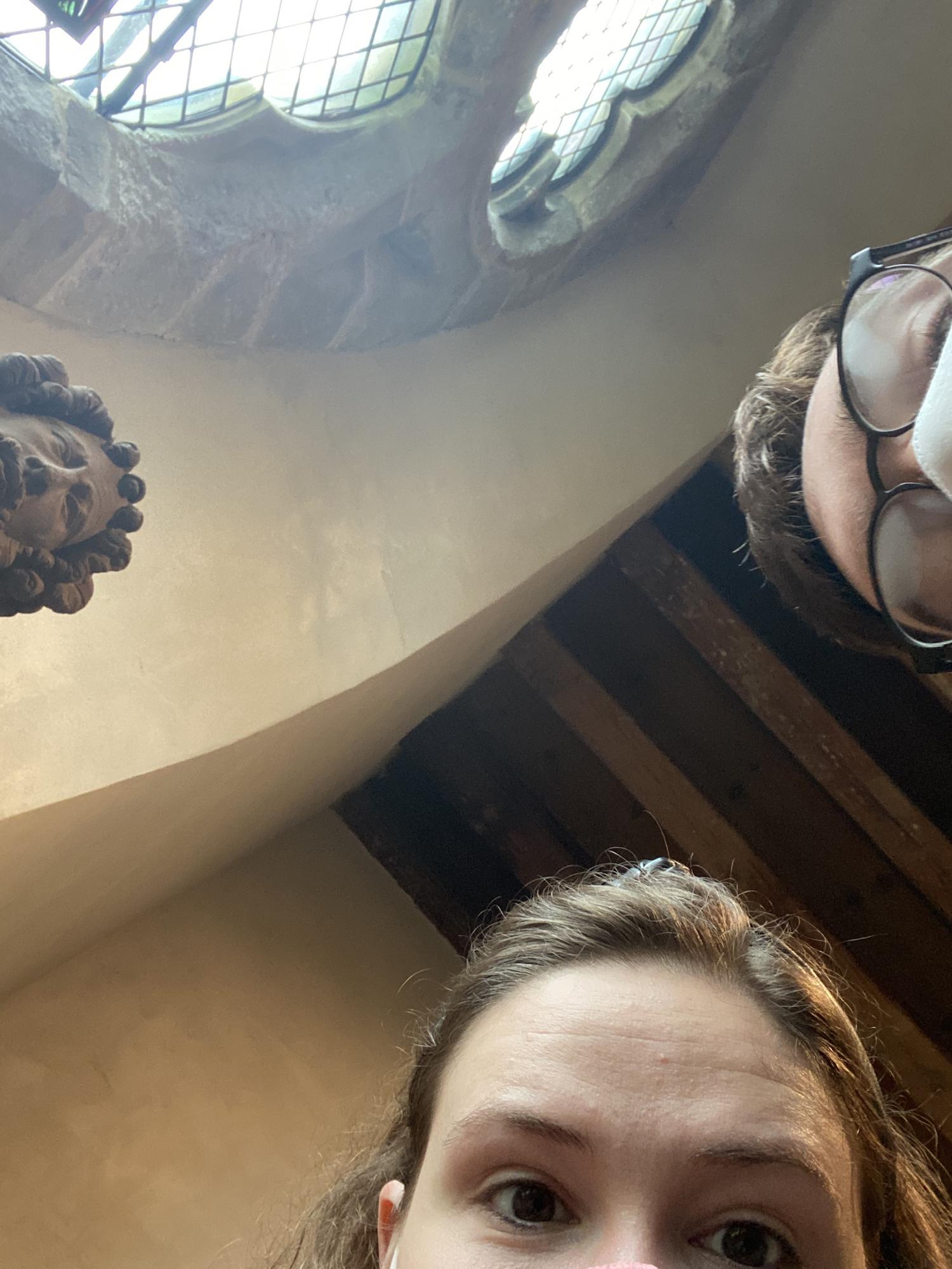 selfies at the Cloisters