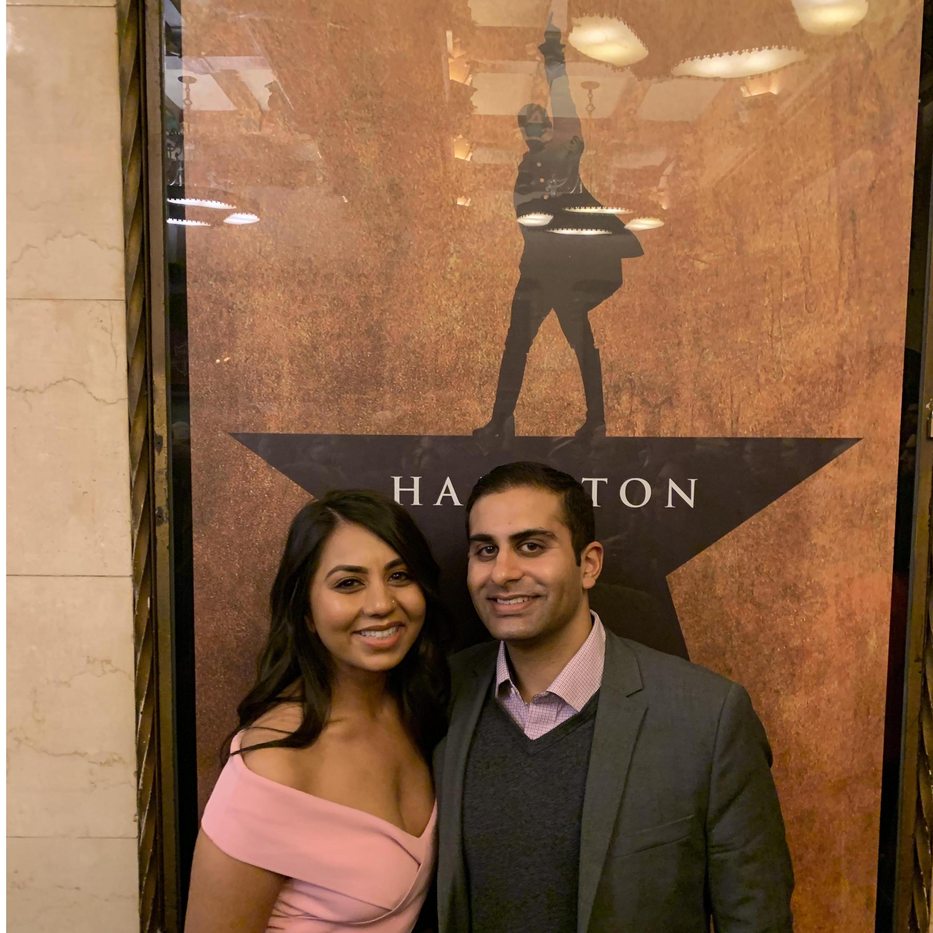 Valentines Day, obligatory Hamilton photo.
