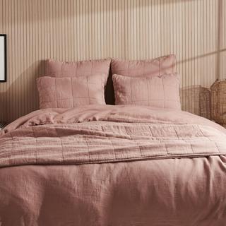 Linen Box Quilted Euro Sham