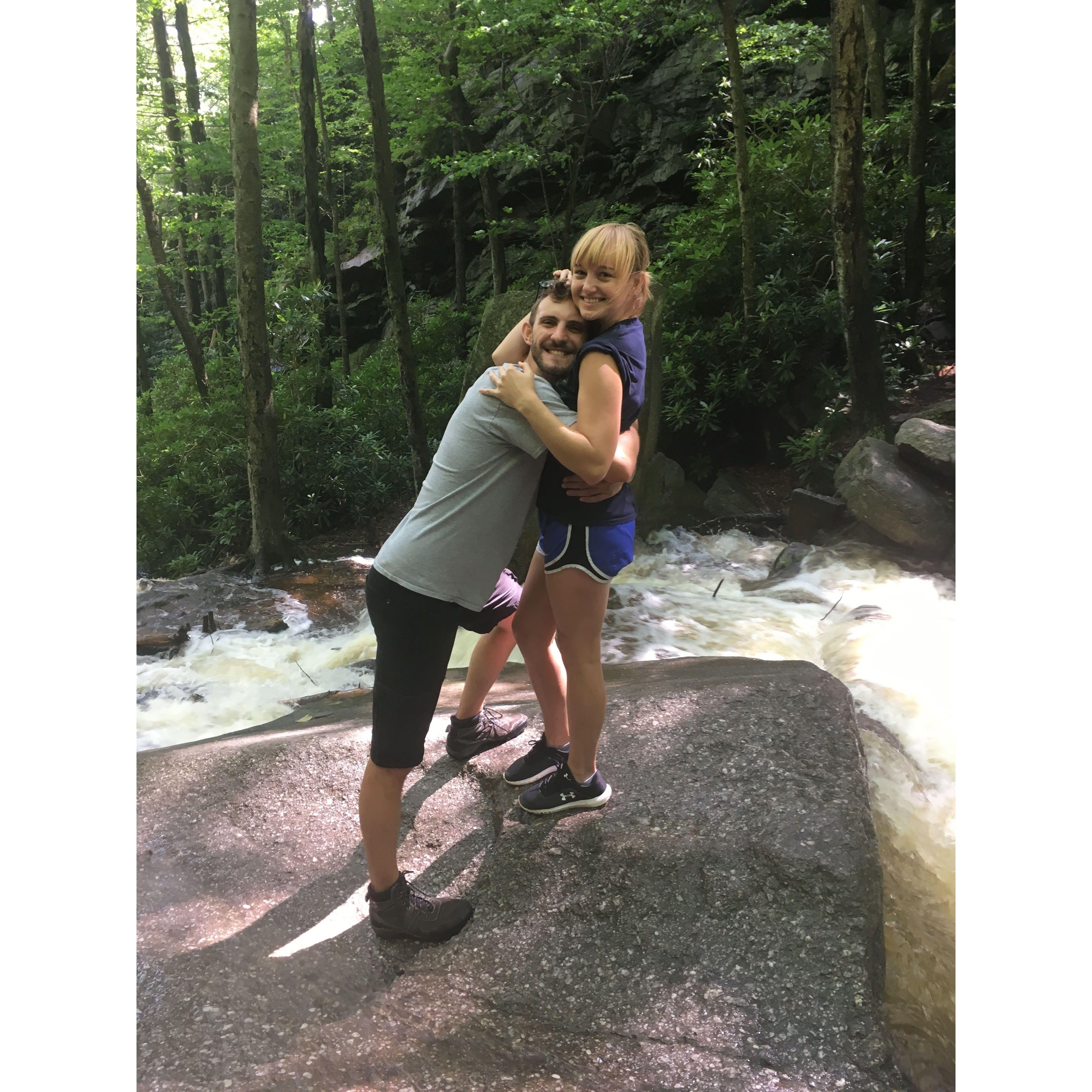 Poconos mountain hike
