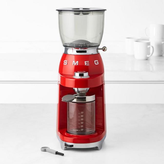 Smeg Coffee Grinder, Red