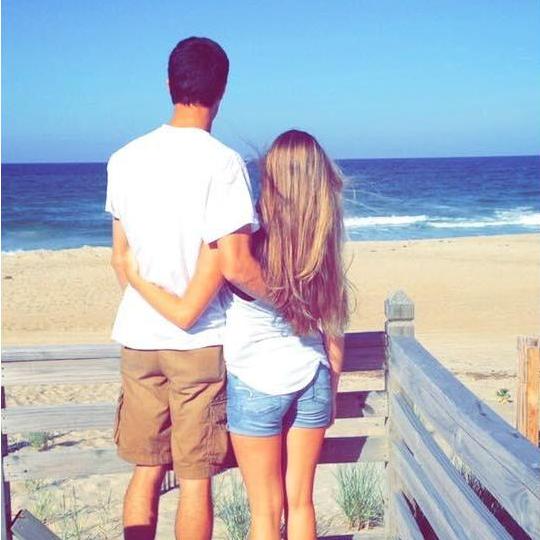 Our first trip to the beach together (2015)