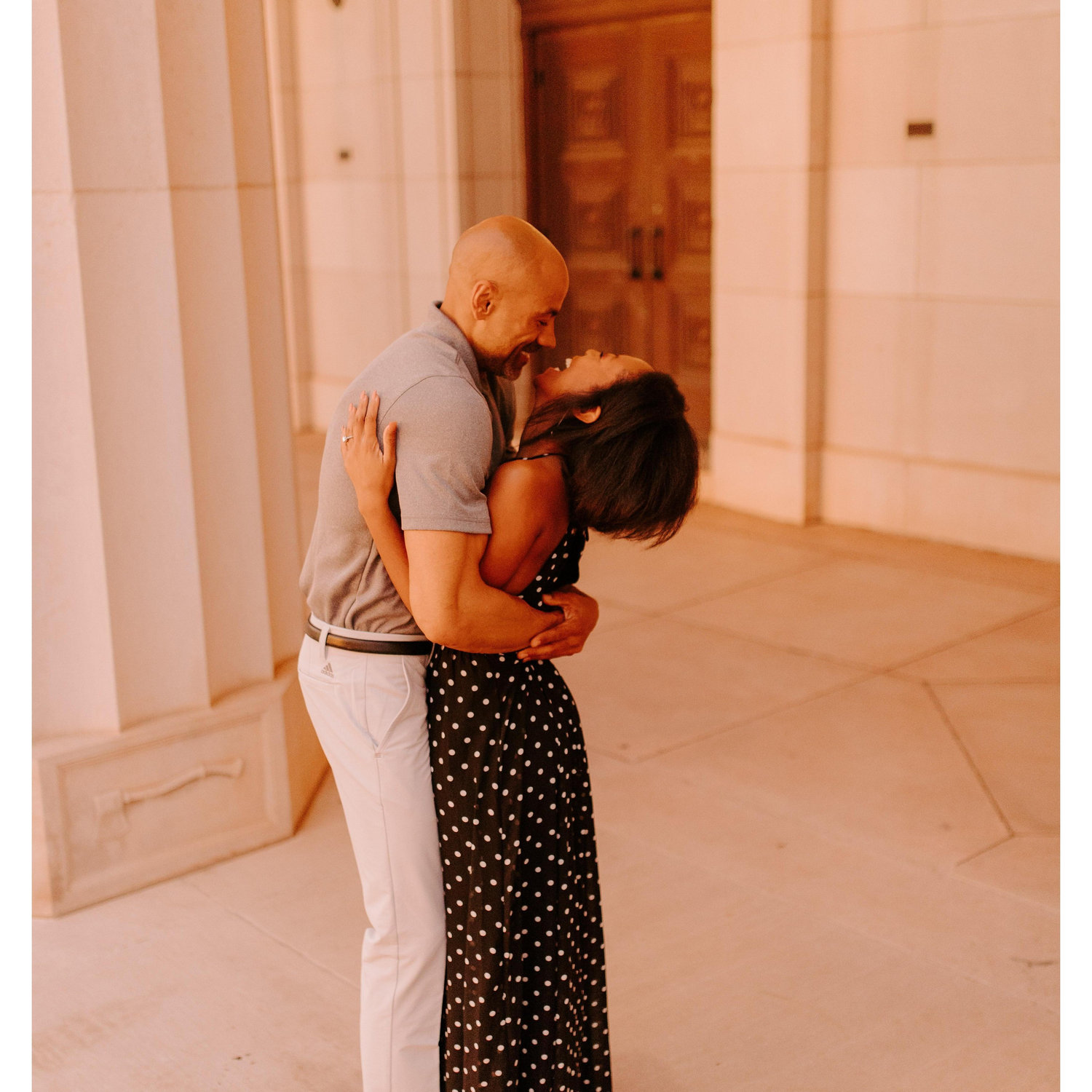 Hold me close and whisper sweet smiles